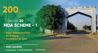 Plot For Sale In Mda Scheme 1 Sector 20